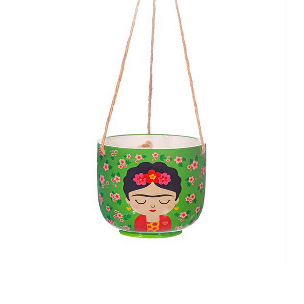 Maceta Frida colgante verde en Happy Ideas