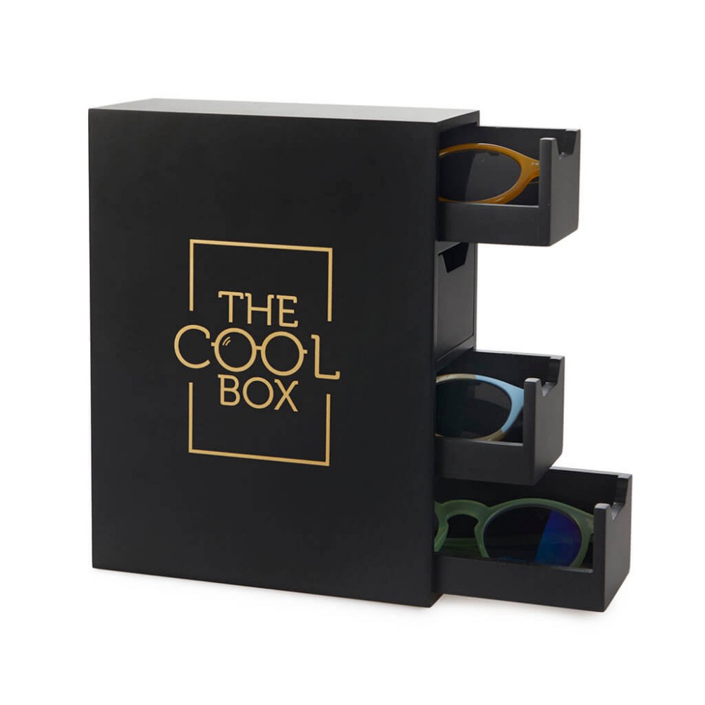 Caja Gafas de sol The Cool Box negro |Happyideas