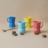 Set de tazas divertidas para un café espresso en forma de cafetera | HAPPYIDEAS