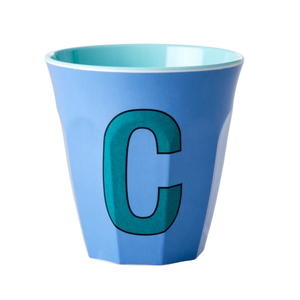 Vaso Melanina letra C - Dos tonos | Happyideas