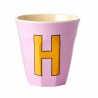 Vaso Melanina letra H  | Happyideas