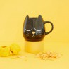 Mug Wake Cat negro Balvi - Happyideas.com