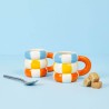 Set dos tazas Flotador Naranja - Happyideas.com