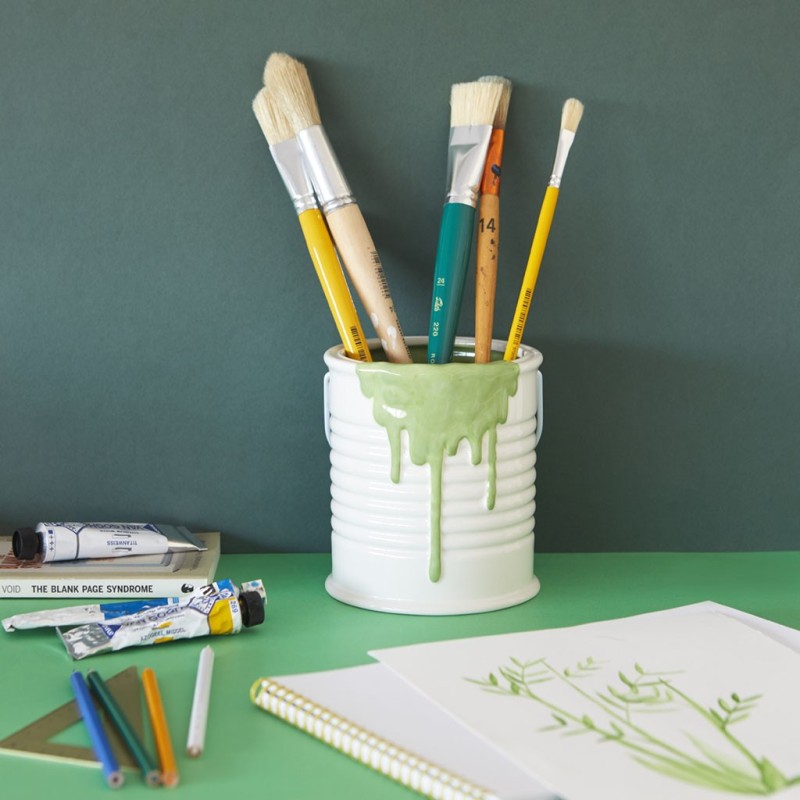 Bote multiusos Painty verde para decorar cualquier estancia de casa | HAPPYIDEAS