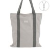 Bolsa Algodón Cremallera Gris - Happyideas.com