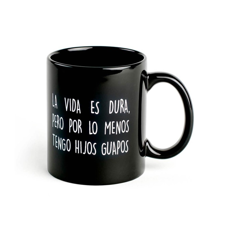 Taza La vida es dura - Happyideas.com