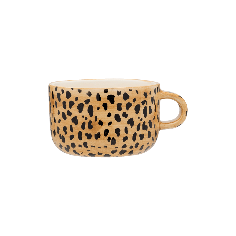 Taza Cappuccino Leopardo-Happyideas.com