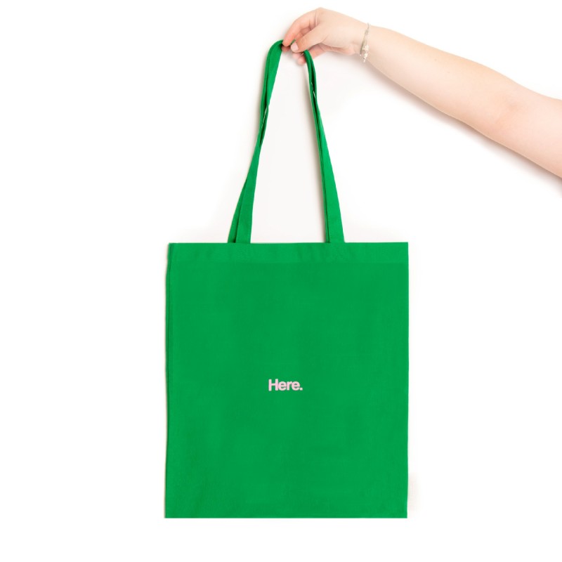 Tote bag Here&Now Verde - Happyideas.com