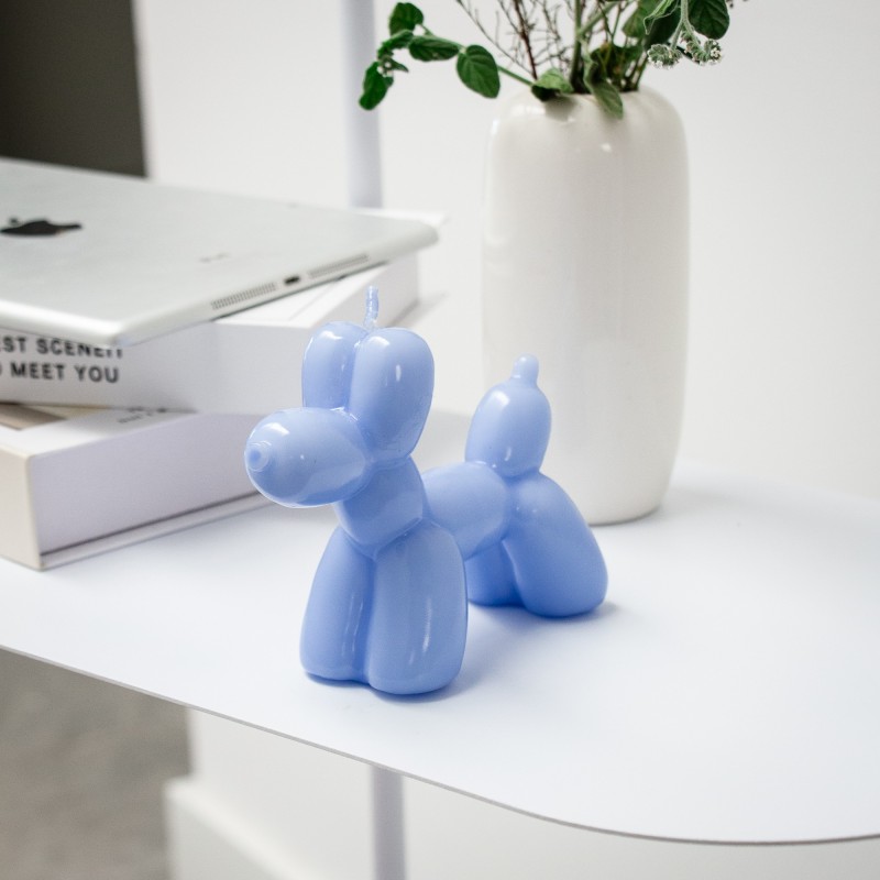 Vela Balloon Dog Azul - Happyideas.com