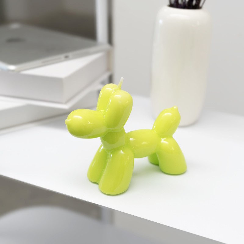 Vela Balloon Dog Lima - Happyideas.com