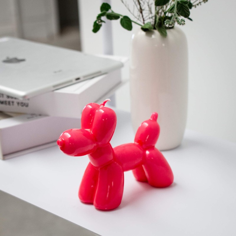 Vela Balloon Dog Magenta - Happyideas.com